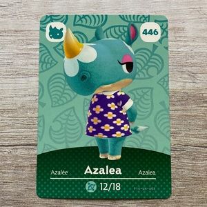 Genuine Animal Crossing Amiibo card Azalea